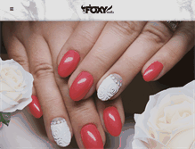 Tablet Screenshot of foxy-nails.com
